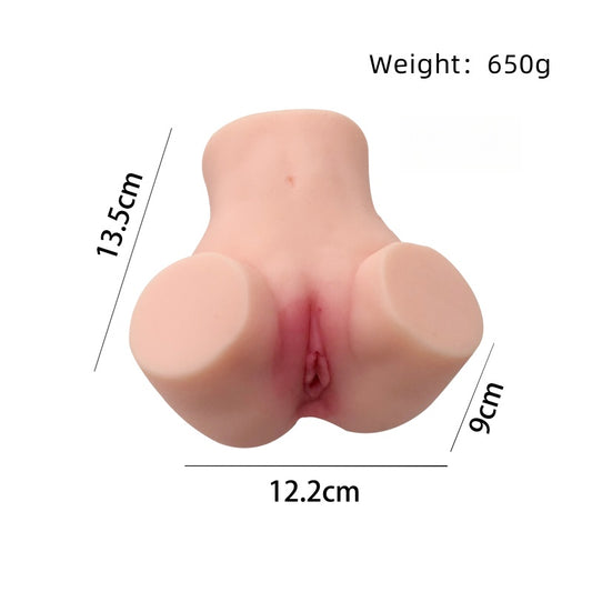 Male toys The buttocks are raised with simulated skin texture Weight 650g